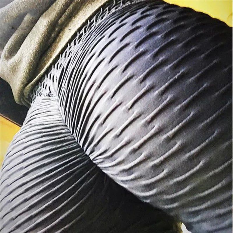 High-Waits black waffle leggins M - Image 4