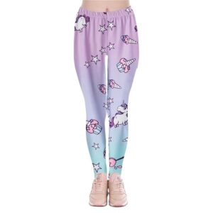 Girls unicorn leggings age 6-7