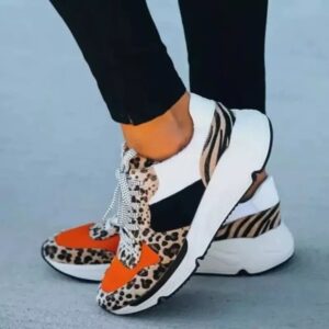 Sneakers Leopard Mesh Orange 3-8