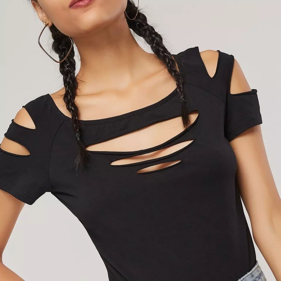 Vogue sexy Bust hole Top XS-L - Image 3