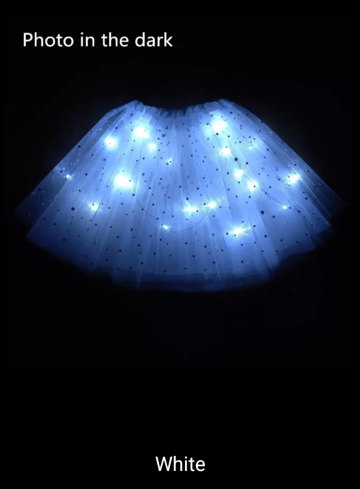 BEAUTIFUL GLOWING LED TULLE SKIRT age 2-9 - Image 14