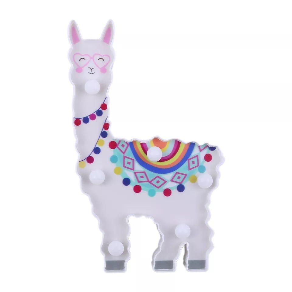 Decorative Hanging Alpaca Night lamp - Image 2