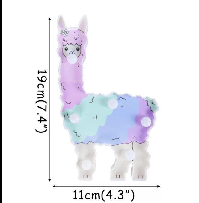 Decorative Hanging Alpaca Night lamp - Image 4