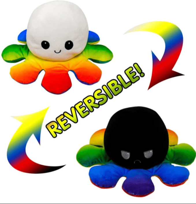 double -sided toy plush