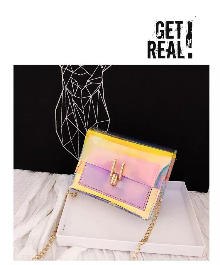 Laser Transparent shoulder Fashion Bag - Image 4