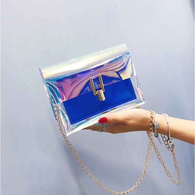 Laser Transparent shoulder Fashion Bag - Image 5