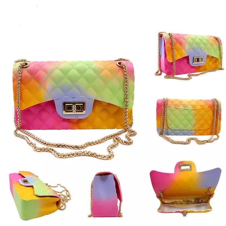 Famous Brand Jelly Bag Shoulder Crossbody Small handbag. - Image 4