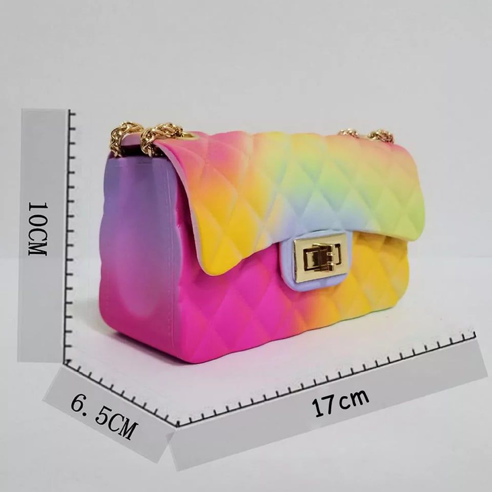 Famous Brand Jelly Bag Shoulder Crossbody Small handbag. - Image 3