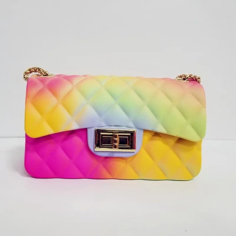 Famous Brand Jelly Bag Shoulder Crossbody Small handbag. - Image 2