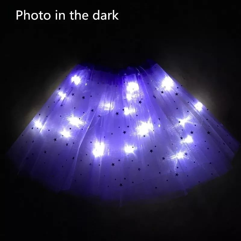 BEAUTIFUL GLOWING LED TULLE SKIRT age 2-9 - Image 6