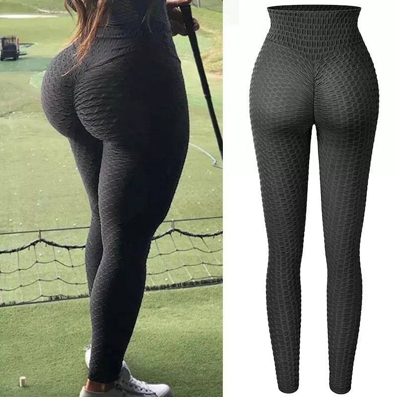 High-Waits black waffle leggins M - Image 2