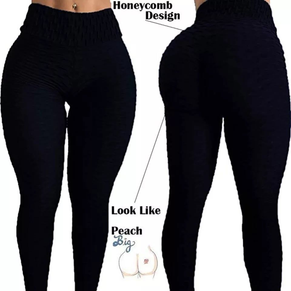 High-Waits black waffle leggins M - Image 6