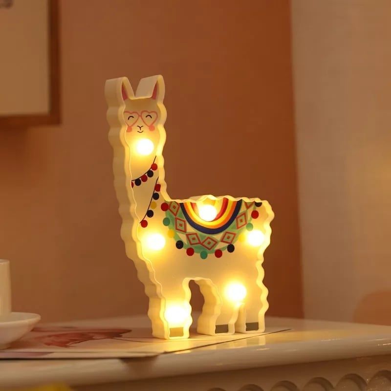Decorative Hanging Alpaca Night lamp - Image 5