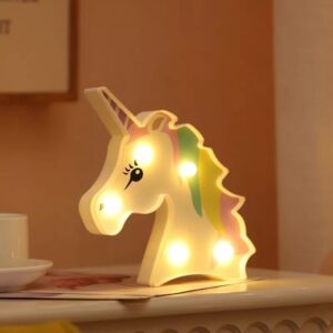 Decoration 3 D Led Lamp unicorn