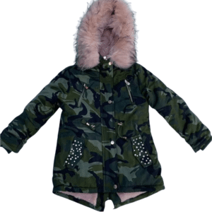 Camouflage kids Print Parka Jacket