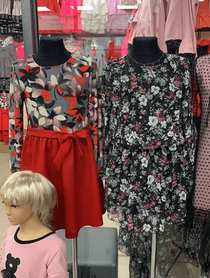 Kids Ola floral dress age 6-13 - Image 4