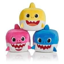 PLUSH SHARK MASCOT CUBE MUSIC