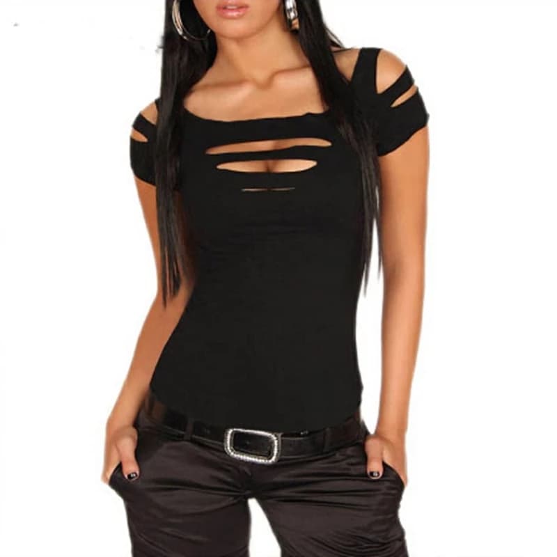 Vogue sexy Bust hole Top XS-L - Image 2