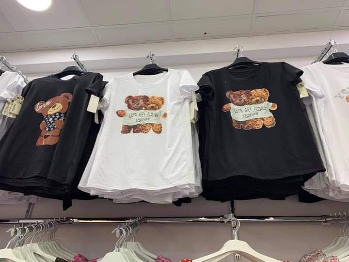 T-shirt print bear S-M - Image 3