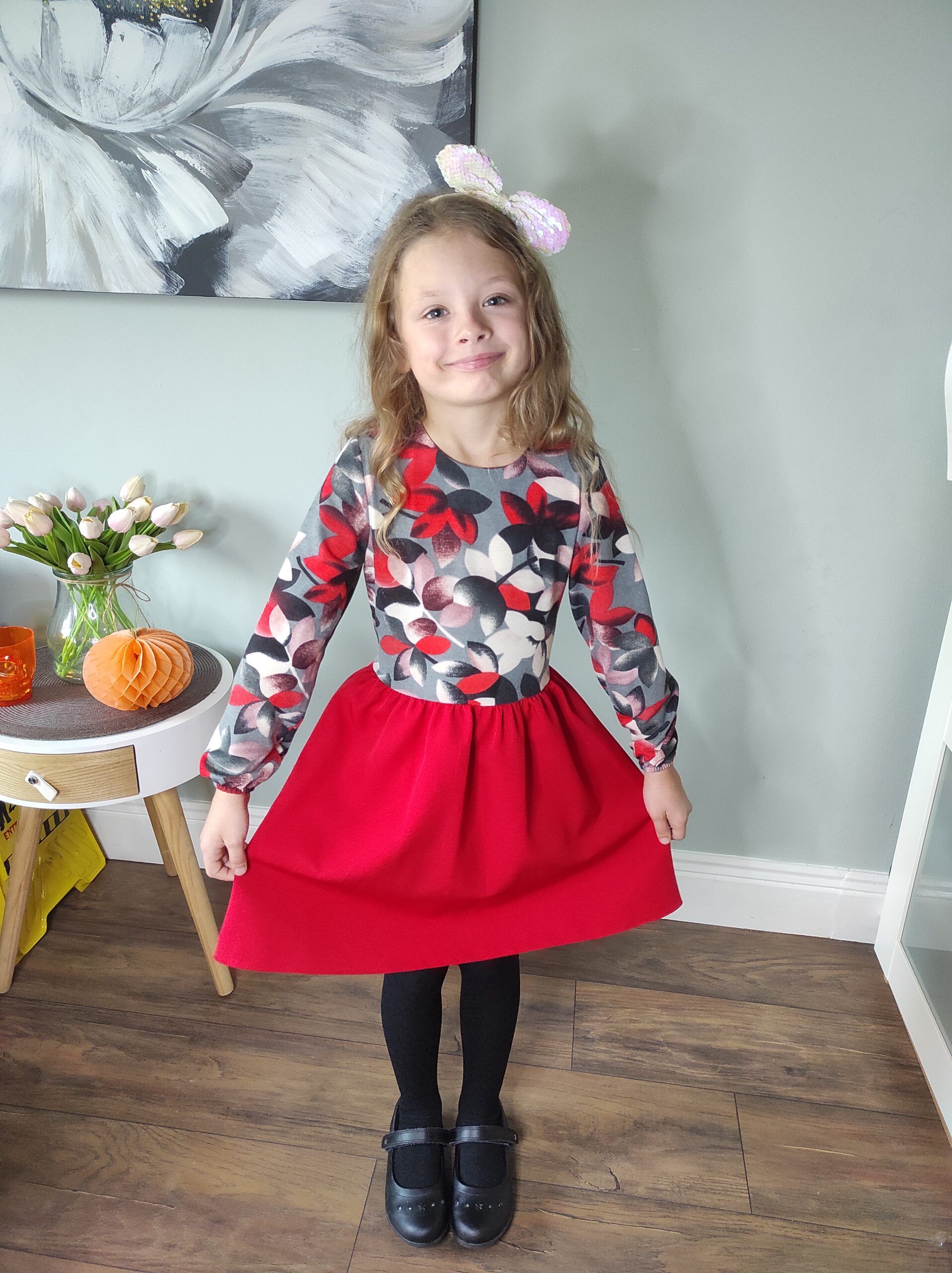 Kids Ola floral dress age 6-13 - Image 2