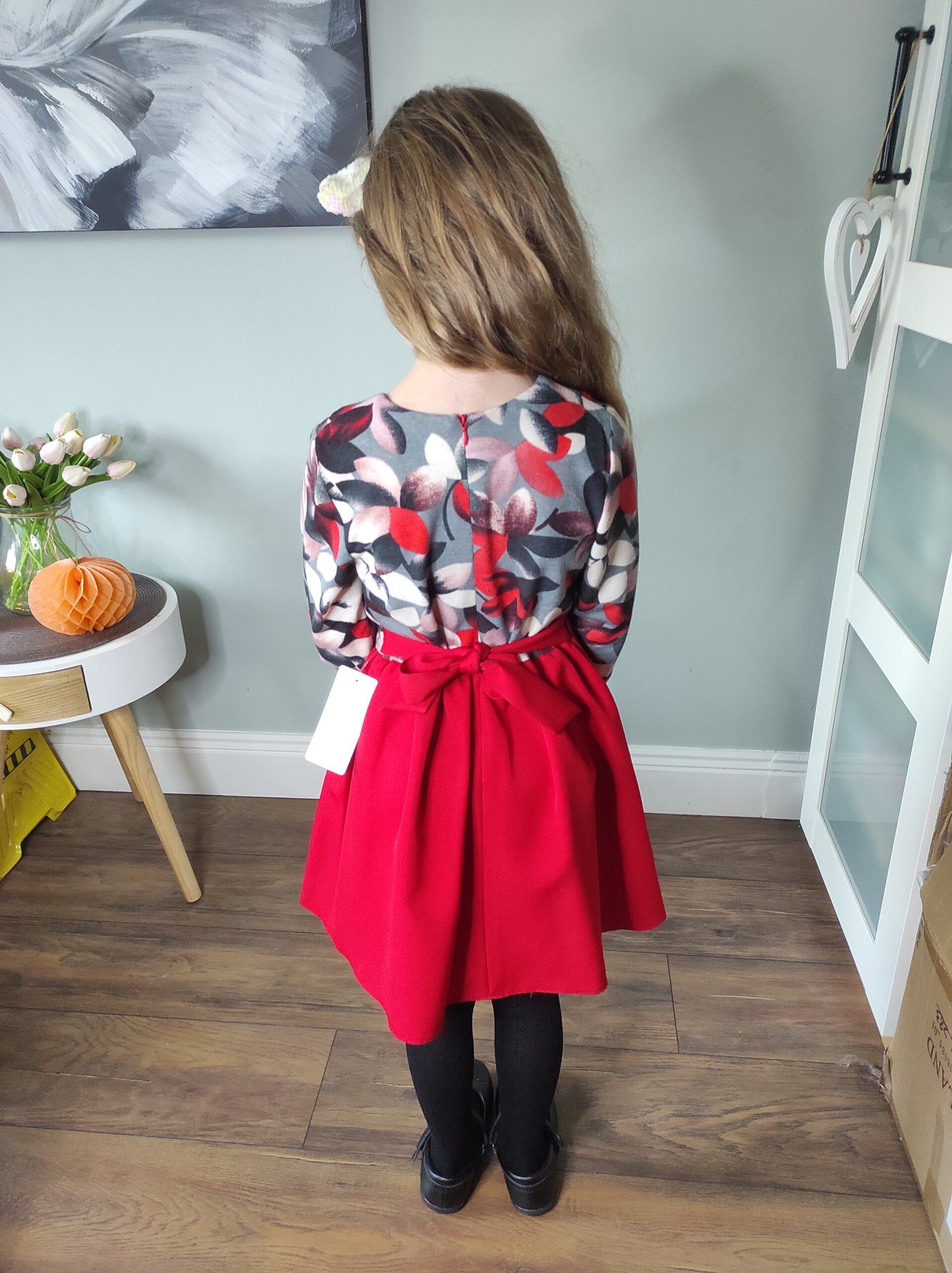 Kids Ola floral dress age 6-13 - Image 3