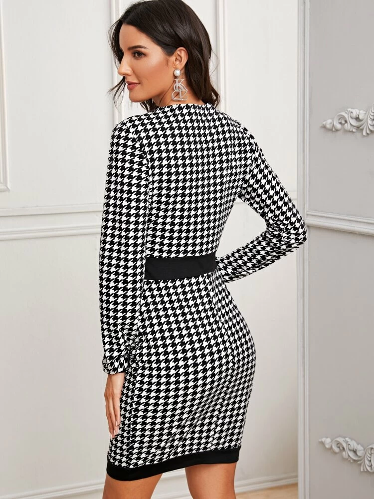 Business-style knitted dress S-M - Image 7