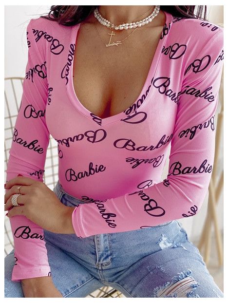 Long Sleeve Bodysuit Barbie XS-M - Image 2