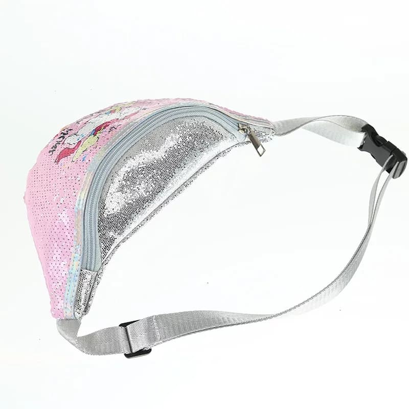 Kids waist bag unicorn sequins - Image 2