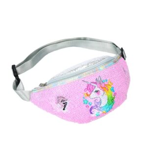 Kids waist bag unicorn sequins