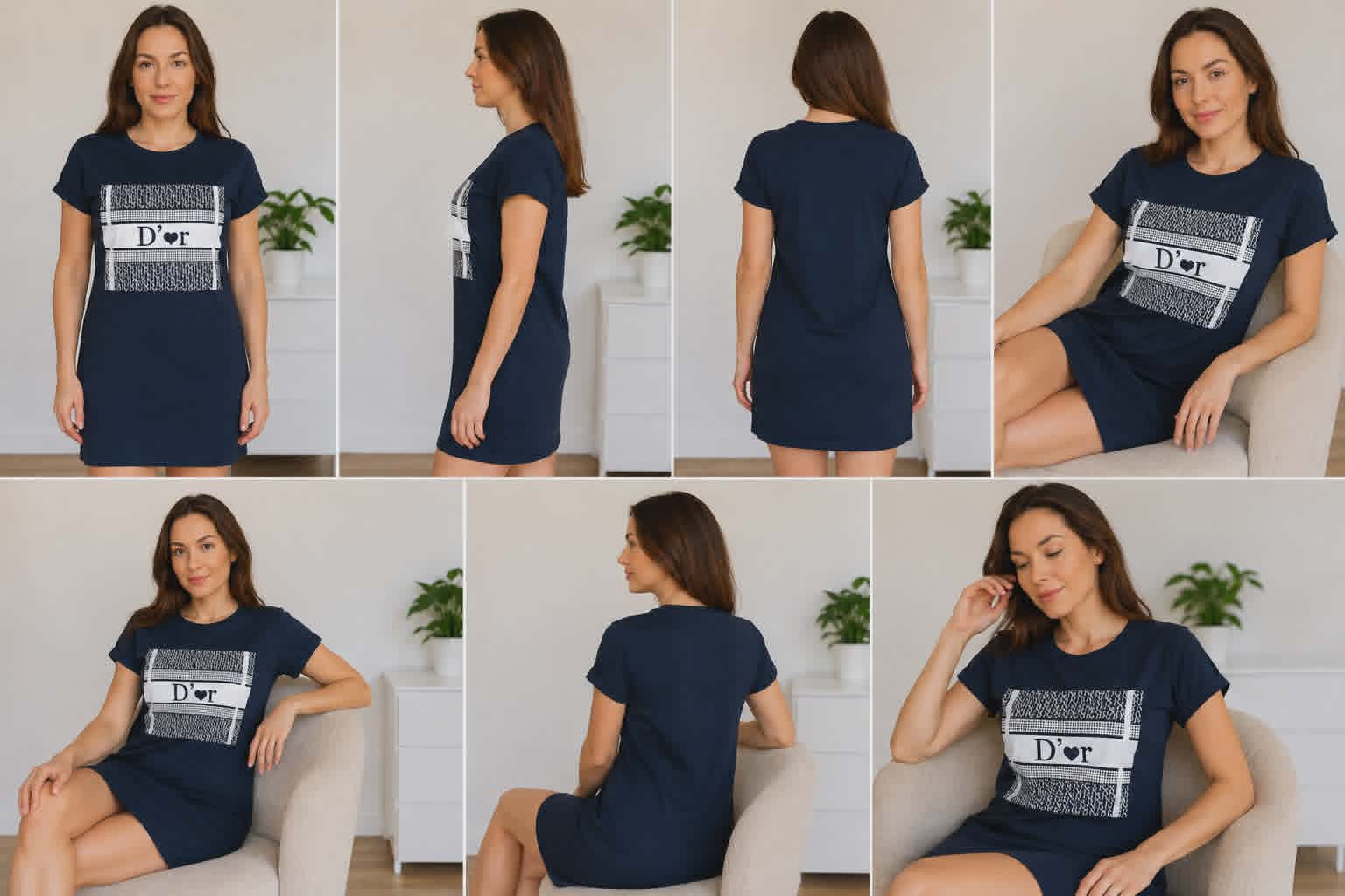 D-or style dress M,L - Image 4