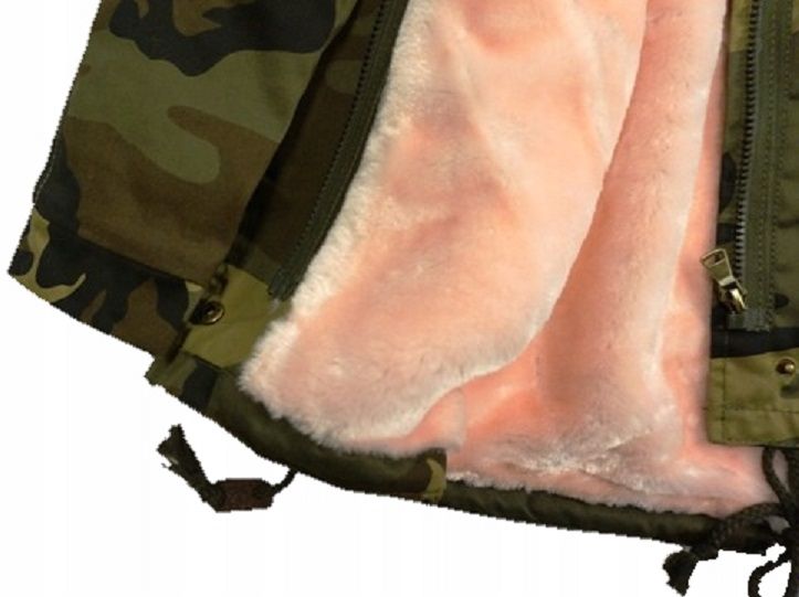 Camouflage kids Print Parka Jacket - Image 4