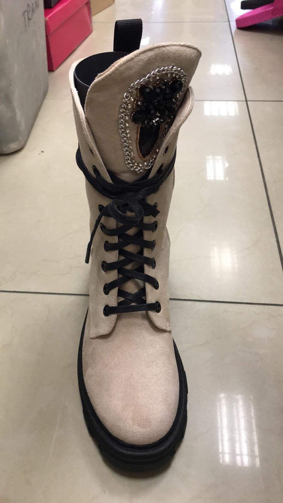 Ankle Beige boots 3-5 - Image 3