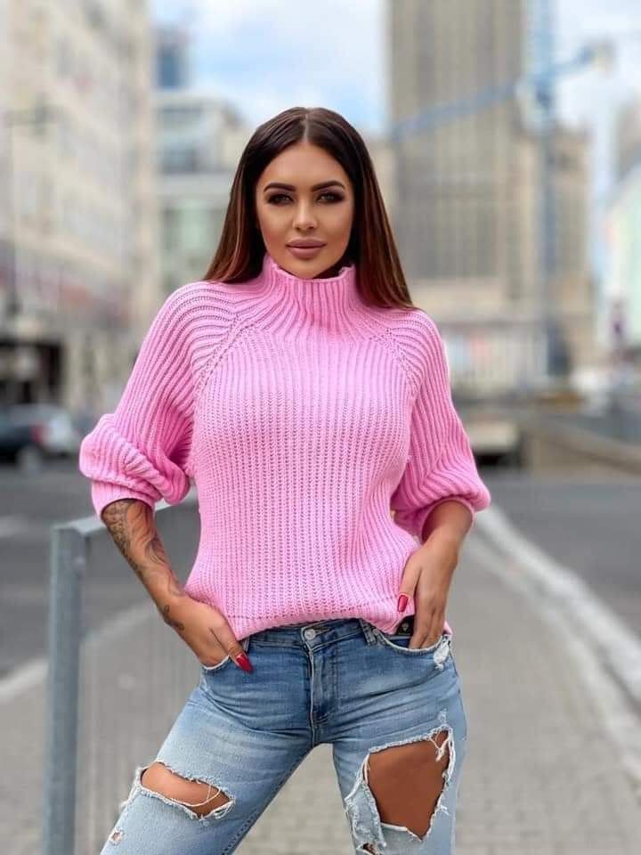 Women's turtleneck sweater XS-l - Image 5