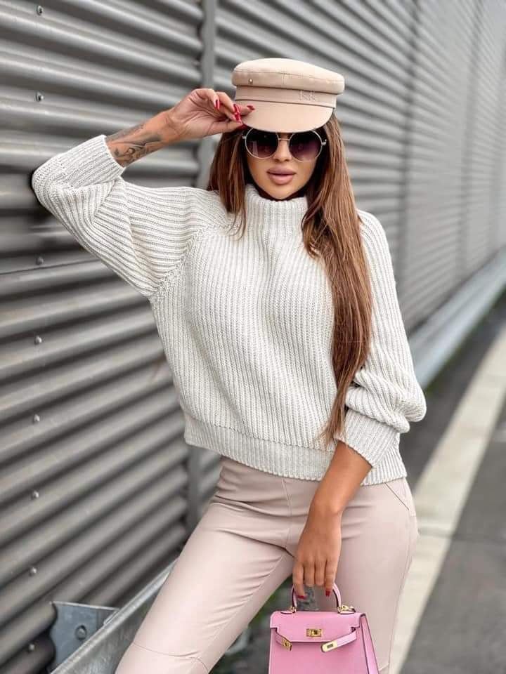Women's turtleneck sweater XS-l