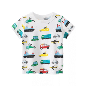 T-shirt colorful cars age 5-6