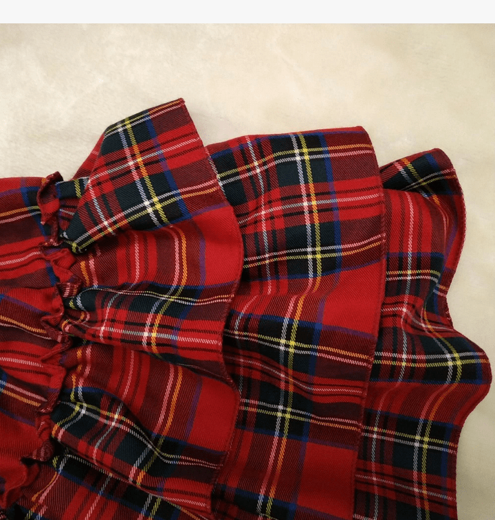 Plaid tartan skirt XS-M - Image 6