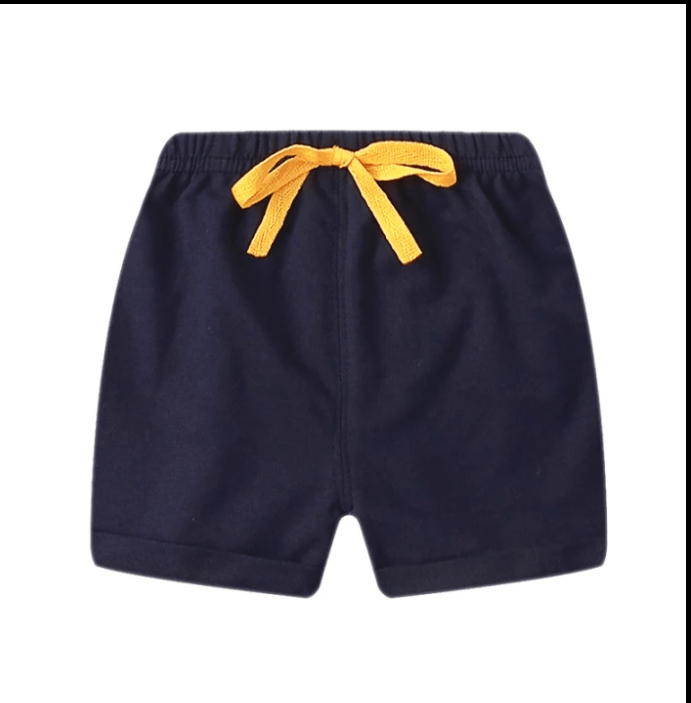 Navy Cotton Shorts age 5-6