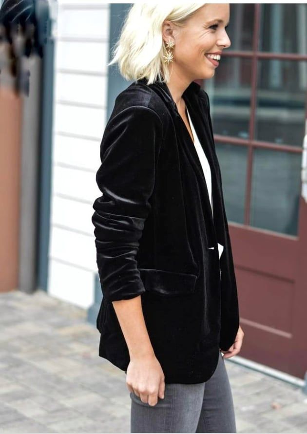 VELVET JACKET elegant blazer for women xs-m - Image 5
