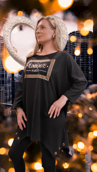 Tunic Paris top blouse oversize M-XXl - Image 8