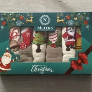 Set of Embroidered Kitchen Cloths 6 pcs. Christmas