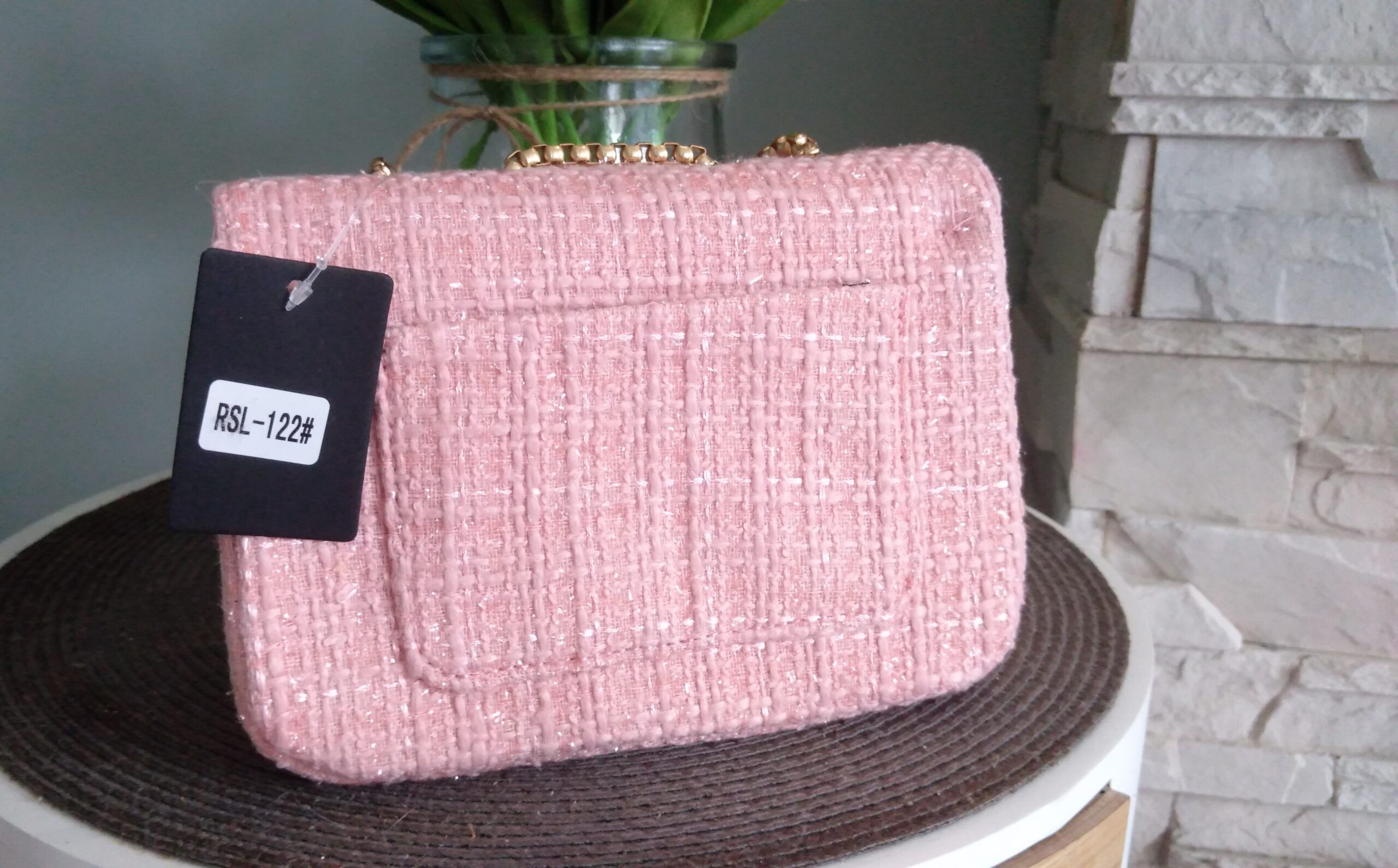 Elegant pink handbag - Image 8