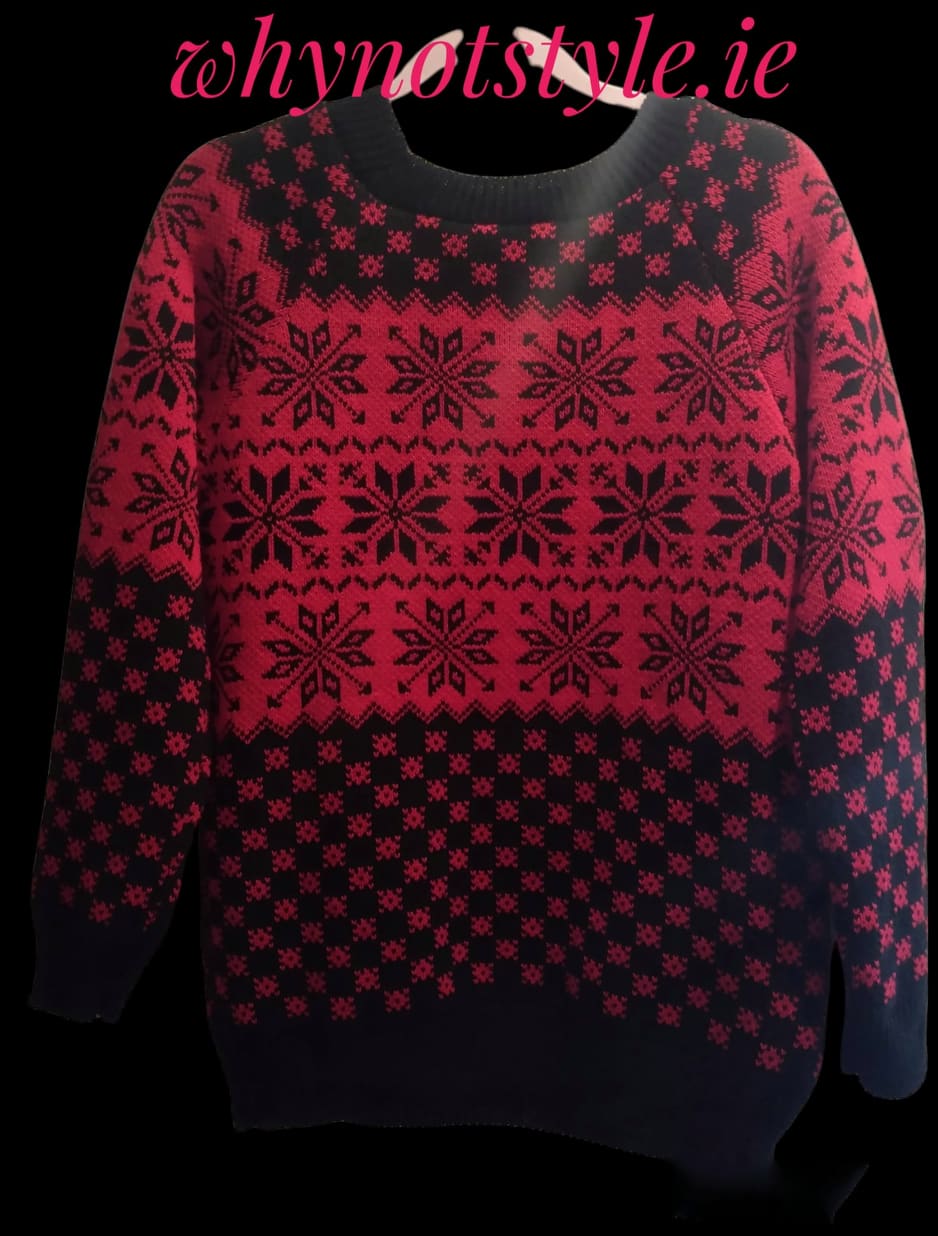 Women's Christmas sweater with snowflakes - Image 11