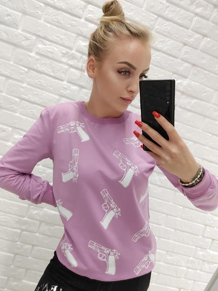 Women's sweatshirt without a hood XS-M - Image 2