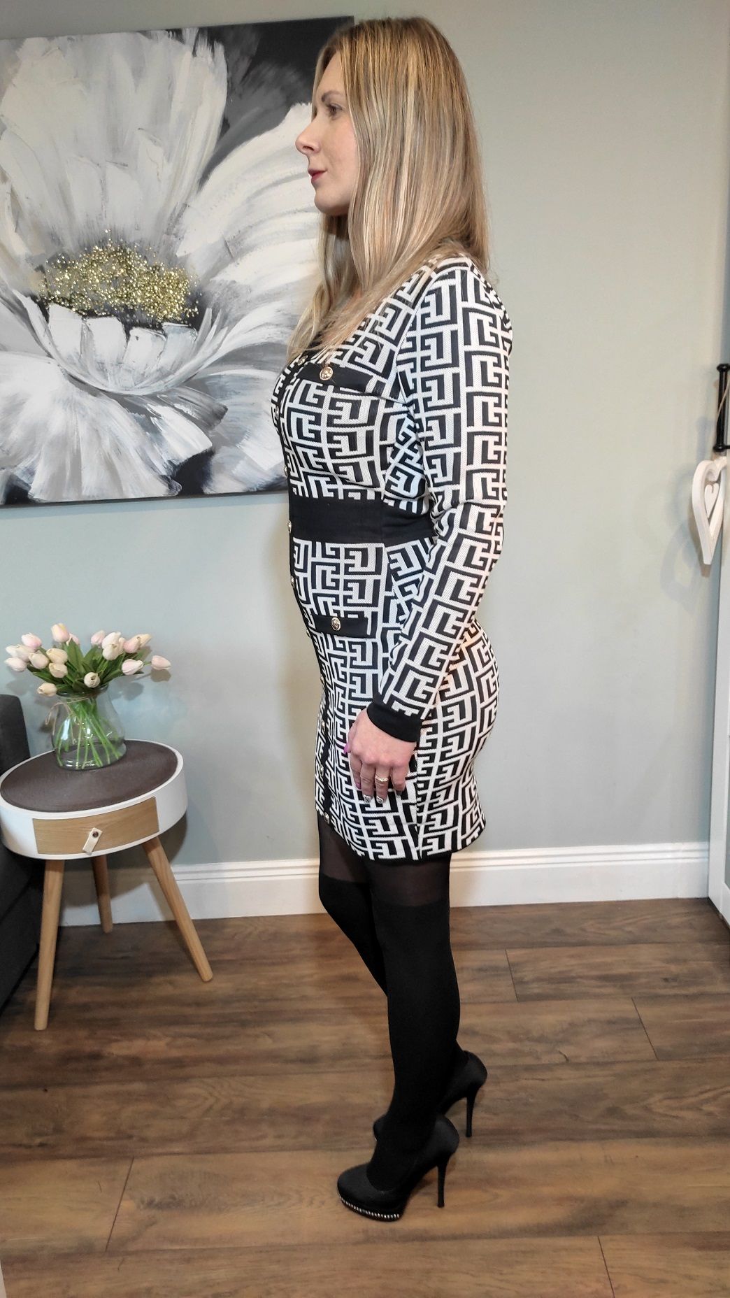 Knitted Pencil Dress - Image 2