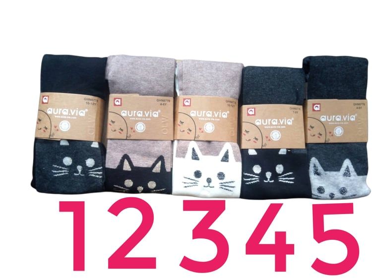 Kitten glitter tights - Image 4