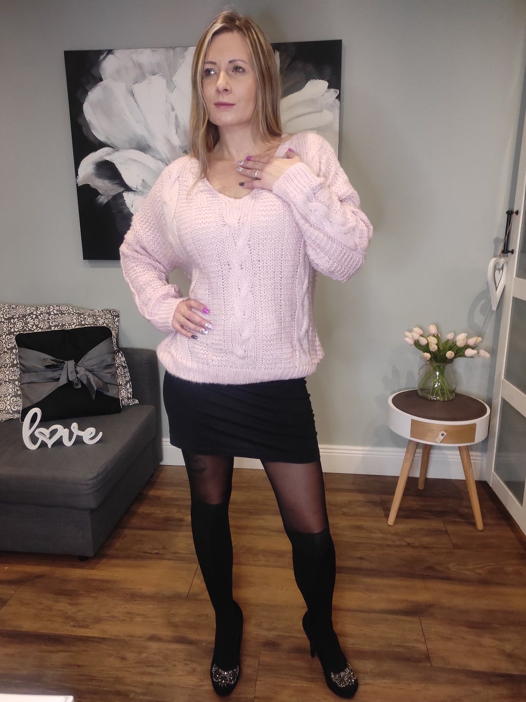 Sweater with golden chain 6-12 size - Image 4