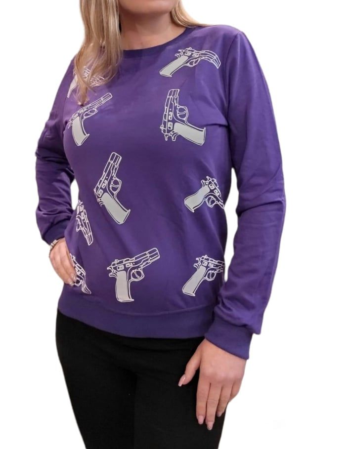 Women's sweatshirt without a hood XS-M