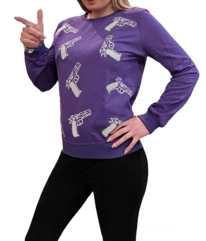 Women's sweatshirt without a hood XS-M - Image 4