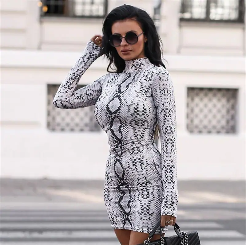 Snake skin pattern dress XS-M - Image 2