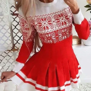 Red mini Christmas dress